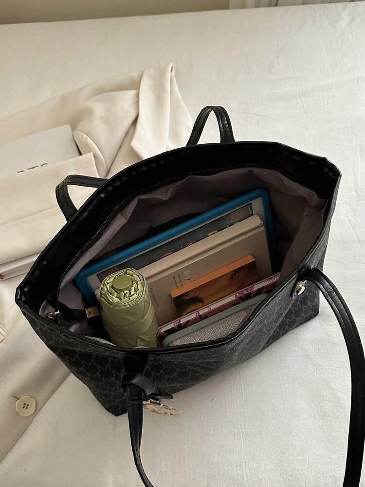 Large Capacity Women's Commuter Bag, Personalized Handbag, 2025 New Exquisite Niche One Shoulder Bag, High-Quality Women's Bag - Multicolor - View 9