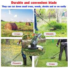 9" X 36T Teeth Carbide Tipped Blades And 10" X 3Teeth Carbon Steel Brush Cutter  Eater Blades, Brush Cutter Blade With Universal Adapter Kit For Brush Cutter  Stihl - 預設 - 查看 6