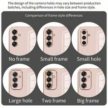 极简支架手机壳，防震/TPU硅胶软边高端保护套，防尘加厚边角奢华手机壳，兼容三星Galaxy S24 Ultra/S24 Plus/S24/S23 Ultra/S23 Plus/S23/S22 Ultra/S22 Plus/S22/S21 Ultra/S21 Plus/S21 FE/S23 FE/S20 Ultra/S20 Plus/S20 FE，带支架电镀工艺+TPU硅胶软边全包覆男女通用高端保护壳，兼容OPPO A5x/C12345678/987654321，防水防摔防刮，国际版，非国内版 - 黑色 - 查看 8