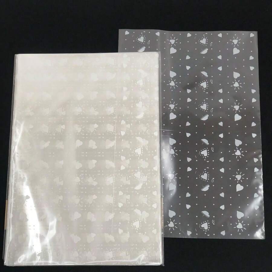 Transparent Decorated Bags 50 Units Sizes To Choose From - 白心 - 查看 1