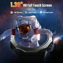 Ordtop Fempoin Reloj Inteligente Mujer, 1.43" AMOLED Display Smartwatch Con Llamadas, Smart Watch Monitor De Sueño/SpO2, Podómetro, 110+ Modos Deportivos Impermeable Reloj Deportivopara Android IOS - màu đen - Xem 4