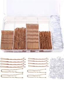 300 件/套发夹套装，100 个发夹，100 个棕色发夹和 100 个发带，发髻发夹，U 形发夹发夹，卷发器，卷发刷，滚筒，卷发产品，卷发器，卷发滚筒，卷发工具，卷发滚筒，卷发，无热卷发，无热卷发，卷发器，理发师，卷发器，理发配件，滚筒，卷发产品，卷发器，美发设备滚筒，配件，卷发，卷发工具，卷发滚筒，圣诞节，卷发，卷发器，卷发滚筒，无热卷发，无热卷发，滚筒，卷发器，卷发产品，卷发，卷发滚筒，卷发工具，无热卷发器，头发，配件，美发产品，美发工具，美发用品，护发，卷发刷、理发器、理发配件、美发设备、无热卷发器、旅行必需品、发型、美发 - 彩色 - 查看 5