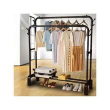 Clothing Rack, Shoe Rack, Drying Rack, Double Track Rack, Clothing Hanger, Coat Hanger, Hat Bag Hanger, Shoe Cabinet Display