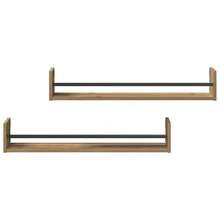 vidaXL Wandregale 2 Stk. Artisan Eiche 80x16x14 cm Holzwerkstoff - Braun - Übersicht 5