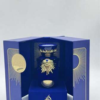 2025 New Women's Floral Fruity Fragrance . Deep Blue Bottle