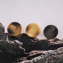 5/20件高端金属纽扣，独特树脂面板纹理，高端耐用的金属脚颜色，三种颜色可选经典百搭，适用于大衣、毛衣、衬衫、西装、夹克等服装装饰纽扣，尺码18/23/25。 - 彩色 - 查看 6