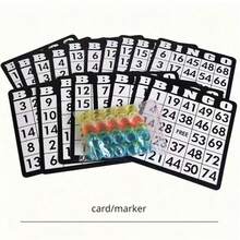 Creative Bingo Game Set - Plastic & Cast Iron Material, No Electricity Needed - Reusable Traditional Bingo Game, Lucky Ball Lottery Machine, Bar Club Supplies, Friends & Family Entertainment Game, Game Party Supplies (Mini Shaker) - Multicolor - View 7