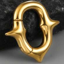 1 件 316 不锈钢尖刺朋克耳坠挂钩拉伸器穿孔女士男士身体首饰耳环 5 毫米 4 克 - 短的 - 查看 15