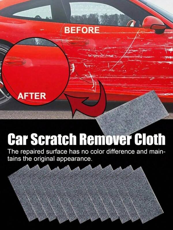 20pcs- Nano Sparkle Cloth For Car Scratches, Nano Sparkle Cloth Scratch Remover Easily Repair Scratches Paint Residues Water Spots Remover, Nanosparklecloth Scratch Remover Erase Car Scratches
