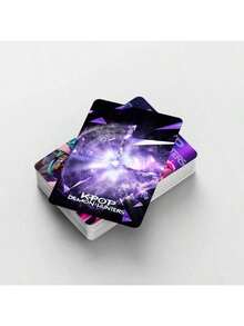 مجموعة ملصقات بطاقات كرتونية ل- KPOP D/Emon Hunters&H-UNTR/X * SajaBoys | بطراز الغرافيتي | مناسبة لأكواب المياه والكمبيوتر والحقائب والديكورات وغيرها | مجموعة بطاقات عالية الجودة | تتضمن شخصيات رومي وميرا وزوي وجينو | مزودة بممثلي الأصوات | هدية مثالية للمعجبين والمجموعين