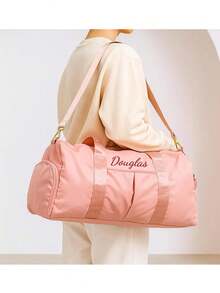 Bolsa de Ginástica Esportiva, Bolsa Transversal Masculina e Feminina com Compartimento para Sapatos e Bolsos Secos e Úmidos, Bolsa de Fitness, Yoga, Pilates, Natação, Praia, Viagem, Mala de Viagem, Bolsa Feminina - Multicolorido - Visão 2