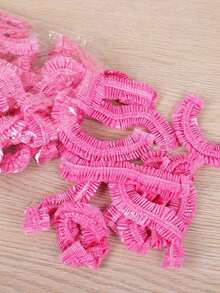 10/50/100pcs Women's Disposable Plastic Transparent Shower Cap, Bathroom, Waterproof, Essential Accessory For Hotel Travel, Used For Deep Hair Care And Cleaning, Home Bathroom Decoration