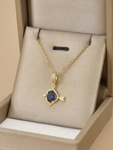 1 chiếc vòng cổ thép không gỉ đính đá Cubic Zirconia nhiều màu sắc thời trang dành cho nữ, Bạch Dương, Kim Ngưu, Song Tử, Cự Giải, Sư Tử, Xử Nữ, Thiên Bình, Bọ Cạp, Nhân Mã, Ma Kết, Bảo Bình, Song Ngư, Thích hợp cho tiệc tùng, đeo hàng ngày, phong cách Châu Âu & Mỹ, cá nhân hóa, hào phóng, đá Cubic Zirconia, trang sức cưới, quà tặng cho con gái, người thân, bạn bè, sinh nhật, ngày lễ tình nhân, quà tặng cho cặp đôi - Vàng - Xem 7