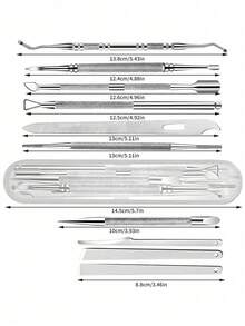 10-In-1 Pedicure Set, Stainless Steel Foot Care Kit, Suitable For Home And Salon Use, Includes Portable Storage Box, Travel Case, Storage Bag, Organizer Box, Christmas Gift - Silver - View 3