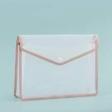 A4 Transparent File Bag For Supplementary Lessons, Student Test Paper And Textbook Storage Bag, Large Capacity A3 Waterproof Art Bag Document Bag, Miscellaneous Storage Bag - Multicolor - View 12