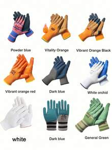防水防刺园艺手套 - 无铅、耐磨、可手洗、轻便 - 花卉园丁和园林绿化种植使用，带爪子的防水园艺手套，用于挖掘和种植，园艺手套，耐磨防滑透气，适用于户外园艺、种植等 - 彩色 - 查看 6