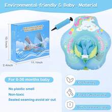 Infant Pool Float With Sun Canopy Inflatable Baby Swimming Floatie With Sponge Bottom Support Water Toys Swim Trainer For Age Of 3-72 Months. New Upgraded Baby Swimming Float Is Designed To Help Babies Learn Kick And Swim In A Horizontal Position (Instead Of Vertical), Removable Canopy Has Mesh Sides And Offers UPF 50+ Sun Protection.