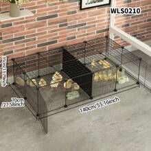 Large Size Cage, Home Use Breeding Pen, Chick Raising Enclosure, Rabbit Hutch With Anti-Escape Fence
