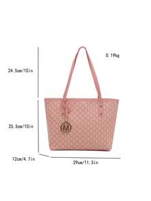 大容量女士通勤包，个性化手提包，2025新款精致小众单肩包，高品质女士包 - 彩色 - 查看 3