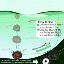 6个碳钢丝饵笼坠，新款方形饵笼弹簧钩