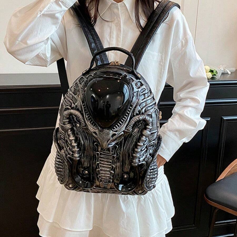 Zaino Y2K dal design unisex: stile punk, creativo, per tutti i giorni e per il tempo libero