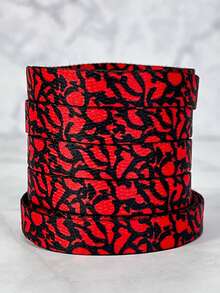 1 Cặp dây giày dệt thoi bằng polyester họa tiết da báo nhiều màu thời trang, phù hợp cho giày thể thao, giày chạy bộ, giày vải - Nhiều màu - Xem 20