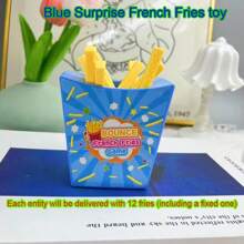 青少年惊喜恶作剧拉薯条玩具、趣味派对棋盘游戏、跳薯条桌面游戏、互动派对节日减压玩具、办公桌减压收藏品