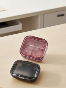 Portable Weekly Pill Box Large Size Waterproof Airtight Medicine Storage Case For Daily Morning, Noon And Night, Compact
