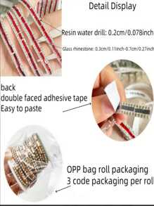 1 Set Self-Adhesive Glass Diamond Crystal Decorative Strips, Crystal Ribbon Stickers, Shiny Decorative Strips, Bow Pearl White Stickers, Cute Pearl Bow Self-Adhesive Stickers, DIY Fashion Decorative Stickers - Suitable For Clothing, Shoes, Hats, Bags, Various Crafts, Home Decor