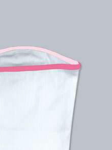 Summer Sexy Fitted Cold-Shoulder Strapless Top Paired With Bodycon Skirt Set, Knit Fabric 180G