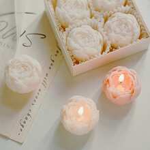 4pcs/Set Creative Rose Scented Candle Set - Perfect Valentine's Day Gift, Birthday Present & Souvenir