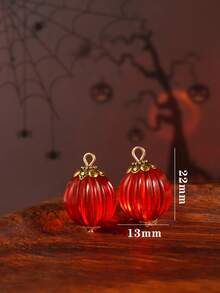 5/10/20 pezzi Perline fai-da-te per artigianato, decorazioni a forma di zucca di Ognissanti, perline pendenti, perline sparse, accessori per collane e braccialetti fatti a mano