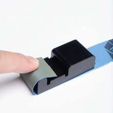 Soporte de papel de lija Saigang POM, clip de pulido, modelo de pulido plano para esquinas interiores, clip de lija de cuero de mano - S02 - Ver 2