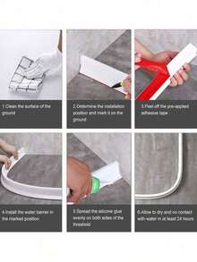 1/2 metros Perfil de ducha de silicona de 2m, cubierta para encimera de cocina, borde de bandeja de ducha, impermeabilización de ducha, impermeabilización de baño, junta de goma para mampara de ducha, tira decorativa para encimera de cocina