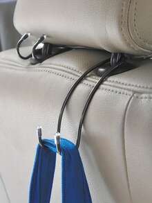 2pcs Car Seat Hook Auto Hidden Back Seat Headrest Hanger For Handbag Shopping Bag Coat Storage Hanger Car Accessories Hook Organizer