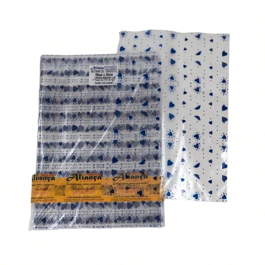 Transparent Decorated Bags 50 Units Sizes To Choose From - 藍心 - 查看 1