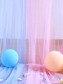 1/2/6 pièces Décorations de fête de révélation du bleu et rose, toile de fond en tulle (lumières non incluses), convient pour la fête de révélation du , la décoration de la baby shower, également pour l'anniversaire d'un garçon ou d'une fille, décor de fête, fournitures de baby shower, décorations de fête - Multicolore - Voir 5