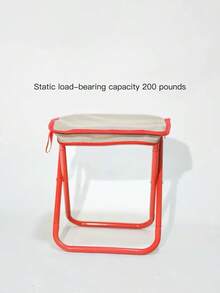 1 Stück faltbarer ultraleichter Outdoor Campingstuhl mit Griff, wasserdichter Oxford-Stoff, leichter Reise- und Fitness-Stuhl, verstärktes Stahlrohr für Stabilität, Handsfree, geeignet für Wandern, Picknicks, Outdoor-Abenteuer, Arbeit, Entspannung und Angeln - multifunktionaler Rucksackhocker | Schnell-Falt-Design und leichte Tragetasche | Outdoor Camping Zubehör.