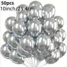 10pcs/20pcs/50pcs Per Set, 10inch/12inch/5inch, 16 Colors, Sequin Latex Balloons, Suitable For Valentine's Day, Wedding, Birthday Party, Anniversary, New Year, Family Gathering, Graduation, Halloween, Christmas Decoration, Birthday Decoration, Marriage, Wedding Decoration, Birthday Balloons