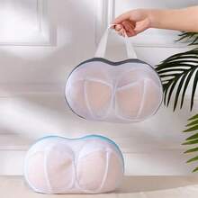 2Pcs Durable Bra Laundry Bag,Anti-Deformation Bra Lingerie Wash Bag,Mesh Washing Protector With Zipper Closure,Thickened Mesh Laundry Bag For Underwear, Ball-Shaped Washing Bag For Sensitive Items,Protects Bras During Wash To Prevent Deformation- Perfect Gift For New Moms & Travelers