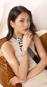 Premium Ladies' Quartz Watch – Gradient Starry Dial, Ultra-Slim Case, Milanese Mesh Strap & Crystal Bezel | Elegant Gift Choice - one-size - View 6