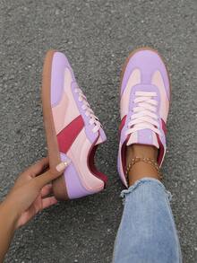 Chaussures de sport décontractées légères et respirantes pour femmes, style campus rétro, chaussures en gelée à lacets, semelle plate antidérapante en caoutchouc, chaussures de loisirs, argent Tenis pour le 4 juillet