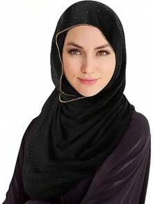 Hijab Scarf Women Soft Chiffon Long Scarf Shawl Fashion Hijab Wrap Scarves - 白色 - 查看 11