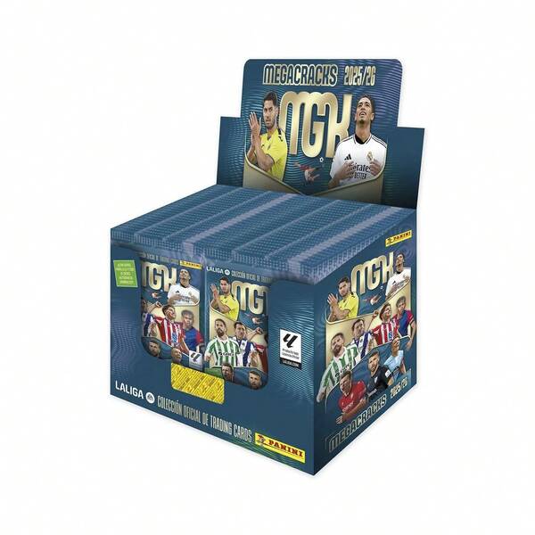 Panini Cards MEGACRACKS da Liga Oriental 2025-2026 - Coleção Oficial de Adesivos Panini (Caixa com 50 Envelopes), Entrega em 48/72 horas