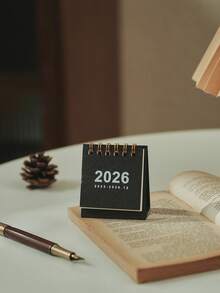 Cirelle 1pc Minimalist 2026 Mini Desktop Calendar, Suitable For Desk Decor