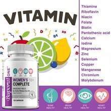 BUPORAI Women's 50+ Complete Multivitamin - Supports Immune Health, Boosts Metabolism, Reduce Menopause, Maintains Vitality And Health -120pcs - 120粒膠囊 - 查看 3