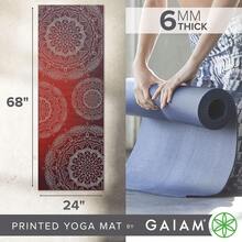 Esterilla de yoga  - Premium de 6mm, estampada, gruesa, antideslizante, para tipo de yoga, pilates y ejercicios en el suelo (68 x 24 x 6mm) - Supernova CIELO - Ver 4