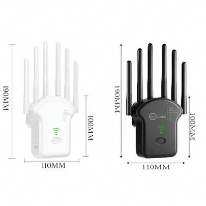 Repetidor Wifi 2800m 6 Antenas Roteador Amplificador De Sinal Modem 300MBPS