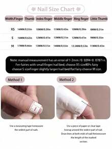 White Style Spicy Girl, Exquisite Heavy Industry, High-End White Display, Medium To Long Punk Style, Wearable Nail Art, Detachable Press On Nails Nail Supplies Nails - Multicolor - View 4