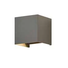 LED壁灯 室内/室外：室外暖白光 IP65 室外壁灯 G9 白色灯 上下楼梯照明 间接式室外灯 适用于房屋墙壁 卧室 走廊 楼梯间（不含灯泡） - 沙灰色 - 查看 9